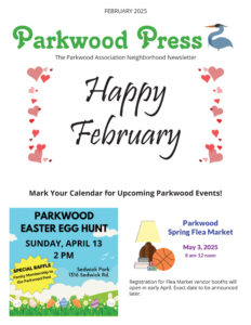 Cover of February 2025 issue of Parkwood Press