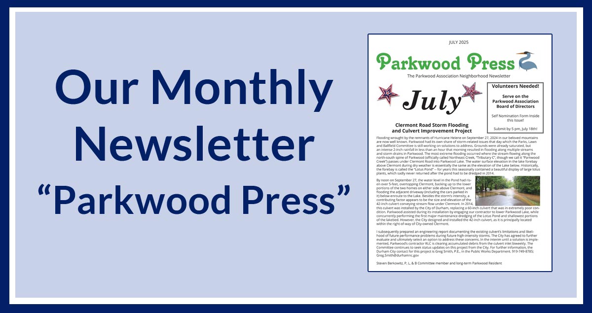 Parkwood Press – July 2025