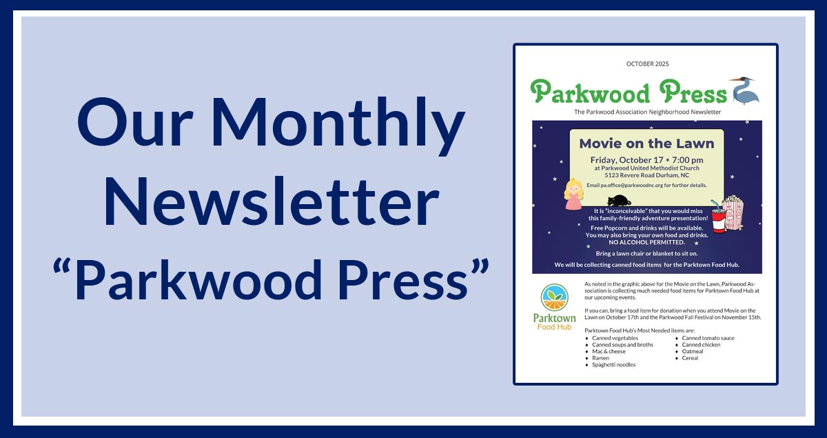 Parkwood Press – October 2025