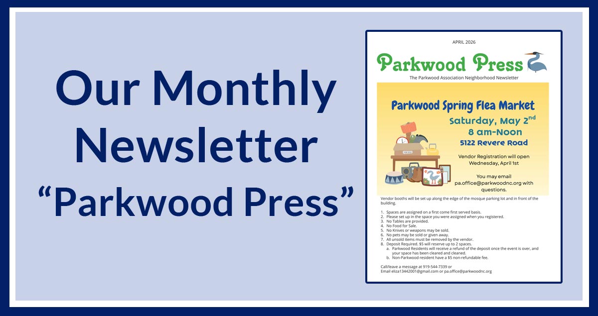 Parkwood Press – April 2026